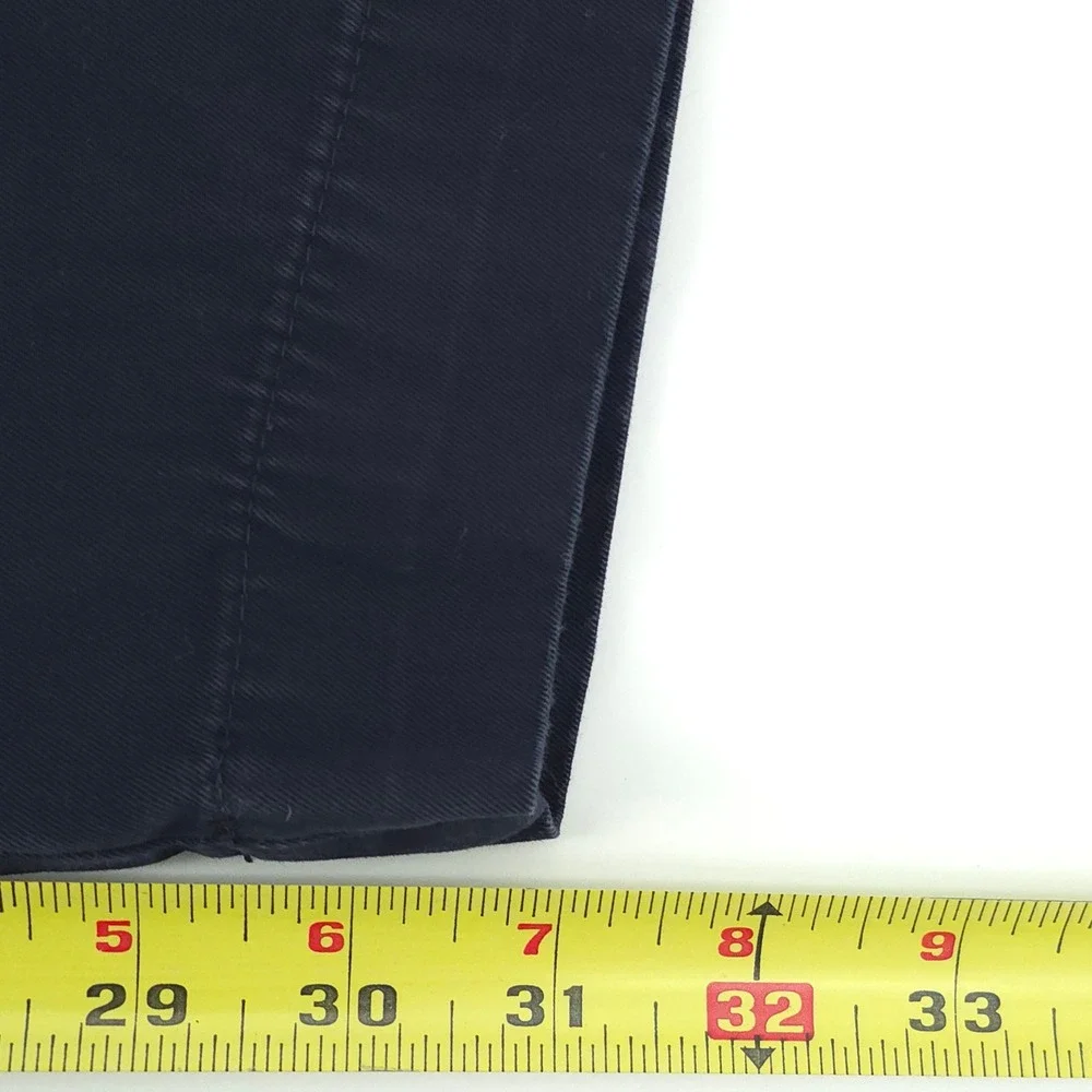 Banana Republic Mens Pants Dawson 34x32 Navy Blue Straight Leg Chino